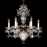 Bagatelle Chandelier by Schonbek, Finish: Aurelia-Schonbek, Bronze Heirloom-Schonbek, Gold Etruscan-Schonbek, Gold French -Schonbek, Gold Heirloom-Schonbek, Silver Antique-Schonbek, Silver Polished-Schonbek, Size: Small, Medium, Large, Crystal Color: Spectra-Schonbek, Heritage-Schonbek, Clear Swarovski-Schonbek | Casa Di Luce Lighting
