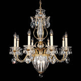 Bagatelle Chandelier by Schonbek, Finish: Aurelia-Schonbek, Bronze Heirloom-Schonbek, Gold Etruscan-Schonbek, Gold French -Schonbek, Gold Heirloom-Schonbek, Silver Antique-Schonbek, Silver Polished-Schonbek, Size: Small, Medium, Large, Crystal Color: Spectra-Schonbek, Heritage-Schonbek, Clear Swarovski-Schonbek | Casa Di Luce Lighting