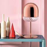 Balloton Table Lamp by MM Lampadari, Color: Balloton, Smoked Balloton, Smooth Glass, Finish: Matt White-Axo Light, Matt Black, Glossy Copper, Brass Polished, Size: Mini, Medium | Casa Di Luce Lighting