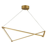 Balto Linear Suspension Light by Tech Lighting, Finish: Gold Satin, Light Option: 277 Volt LED, | Casa Di Luce Lighting