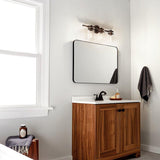 Brinley Bath Bar by Kichler, Finish: Nickel Brushed, Olde Bronze-Kichler, Number of Lights: 2, 3, 4, | Casa Di Luce Lighting