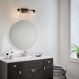 Harmony Bath Bar by Kichler, Finish: Nickel Brushed, Olde Bronze-Kichler, Number of Lights: 2, 3, 4, | Casa Di Luce Lighting