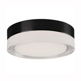 Bedford Flush Mount by Kuzco, Color: Clear, Frost - Tech, Finish: Black, Nickel Brushed, Chrome, Vintage Brass, Size: 11 Inch, 6 Inch | Casa Di Luce Lighting