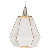 Hedra Pendant Light by Hammerton, Color: Chilled Amber-Hammerton Studio, Finish: Metallic Beige Silver, | Casa Di Luce Lighting