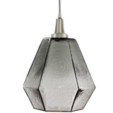 Hedra Pendant Light by Hammerton, Color: Chilled Smoke-Hammerton Studio, Chilled Clear-Hammerton Studio, Chilled Bronze-Hammerton Studio, Chilled Amber-Hammerton Studio, Finish: Metallic Beige Silver, Nickel Satin, Gunmetal, Black Matte, Heritage Brass, Gilded Brass, Bronze Oil Rubbed, Flat Bronze, | Casa Di Luce Lighting