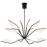 Belterra Large Chandelier by Tech Lighting, Finish: Black Matte, , | Casa Di Luce Lighting
