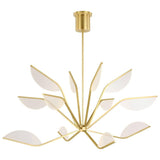 Belterra Large Chandelier by Tech Lighting, Finish: Black Matte, Natural Brass, Nickel Polished, , | Casa Di Luce Lighting
