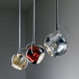 Beluga Pendant by Fabbian, Finish: Chrome, Copper, White, Red, Transparent, Green, Blue, Yellow, Size: Small, Large, | Casa Di Luce Lighting
