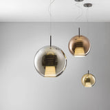 Beluga Royal Pendant by Fabbian, Finish: Bronze, Gold, Titanium, Size: Small, Medium, Large, | Casa Di Luce Lighting