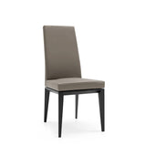 Bess Leather Chair CS-1294-LH by Calligaris by CDL (Casa Di Luce Collection), Seat Colors: Leather Black, Leather Optic White, Leather Taupe, Frame Color: Smoke, Natural, Wenge, Graphite, Walnut, | Casa Di Luce Lighting