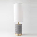 Iris Table Lamp by Mitzi, Finish: Brass Aged, Nickel Polished, , | Casa Di Luce Lighting