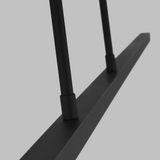 Stagger Linear Suspension By Tech Lighting, Size: Large, Finish: Nightshade Black
