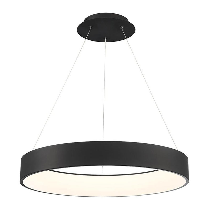Corso dweLED Pendant by W.A.C. Lighting, Finish: Black, Size: 18 Inch,  | Casa Di Luce Lighting