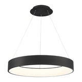 Corso dweLED Pendant by W.A.C. Lighting, Finish: Black, Size: 32 Inch, | Casa Di Luce Lighting