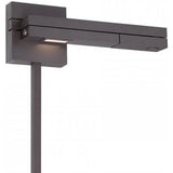 Flip dweLED Swing Arm Wall Sconce by W.A.C. Lighting, Finish: Bronze, Size: Left, | Casa Di Luce Lighting