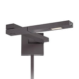 Flip dweLED Swing Arm Wall Sconce by W.A.C. Lighting, Finish: Black, Bronze, Titanium, Size: Left, Right, | Casa Di Luce Lighting
