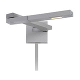 Flip dweLED Swing Arm Wall Sconce by W.A.C. Lighting, Finish: Black, Bronze, Titanium, Size: Left, Right, | Casa Di Luce Lighting