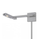 Flip dweLED Swing Arm Wall Sconce by W.A.C. Lighting, Finish: Titanium, Size: Left, | Casa Di Luce Lighting