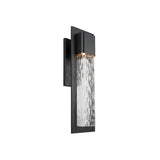 Mist Outdoor Wall Sconce by Modern Forms, Color: Black, Size: Large, | Casa Di Luce Lighting