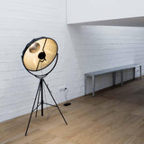 Fortuny Floor Lamp by Pallucco, Color: Black/Gold Metallic-Palluco, Finish: Black, | Casa Di Luce Lighting