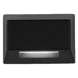 3031 Rectangle Deck & Patio Light by W.A.C. Lighting, Finish: Black on Aluminum, Color Temperature: 3000K, | Casa Di Luce Lighting