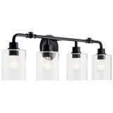 Gunnison Vanity Light - Black w/ 4 Lights