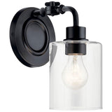Gunnison Vanity Light - Black w/ 1 Lights