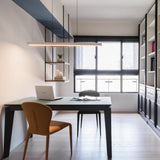 Mumu LED Linear Suspension by Seed Design, Finish: Matt Black, Matt White-Axo Light, Size: Large, X-Large, | Casa Di Luce Lighting