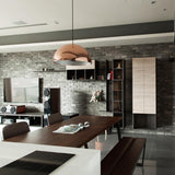 Dome Pendant Light by Seed Design, Finish: Matt Black, Chrome, Copper, White, Size: Medium, Large, | Casa Di Luce Lighting