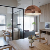 Dome Pendant Light by Seed Design, Finish: Matt Black, Chrome, Copper, White, Size: Medium, Large, | Casa Di Luce Lighting