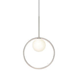 Bola Halo LED Pendant by Pablo, Finish: Gold Rose, Size: 12 Inch, | Casa Di Luce Lighting