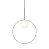 Bola Halo LED Pendant by Pablo, Finish: Gold Rose, Size: 18 Inch, | Casa Di Luce Lighting