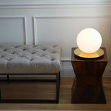 Bola Sphere Table Lamp by Pablo, Finish: Chrome, Brass, Gold Rose, Gunmetal, Size: Small, Medium, Large, | Casa Di Luce Lighting