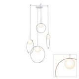 Bola Halo Multi Light Pendant by Pablo, Finish: Rose Gold, Number of Lights:: 4, | Casa Di Luce Lighting