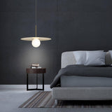 Bola Disc Pendant by Pablo, Finish: Chrome, Brass, Gold Rose, Gunmetal, Gloss White/Chrome, Size: Small, Medium, Large, X-Large, | Casa Di Luce Lighting