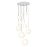 Bola Sphere Option 1 Chandelier by Pablo, Finish: Chrome, Number of Lights: 12-Light, | Casa Di Luce Lighting