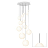 Bola Sphere Option 1 Chandelier by Pablo, Finish: Gunmetal, Number of Lights: 12-Light, | Casa Di Luce Lighting