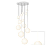 Bola Sphere Option 1 Chandelier by Pablo, Finish: Brass, Number of Lights: 12-Light, | Casa Di Luce Lighting