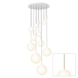 Bola Sphere Option 1 Chandelier by Pablo, Finish: Rose Gold, Number of Lights: 12-Light, | Casa Di Luce Lighting