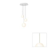 Bola Sphere Option 1 Chandelier by Pablo, Finish: Brass, Number of Lights: 3-Light, | Casa Di Luce Lighting