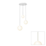 Bola Sphere Option 2 Chandelier by Pablo, Finish: Brass, Number of Lights: 3-Light, | Casa Di Luce Lighting