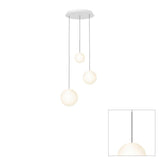 Bola Sphere Option 2 Chandelier by Pablo, Finish: Gunmetal, Number of Lights: 3-Light, | Casa Di Luce Lighting