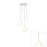 Bola Sphere Option 1 Chandelier by Pablo, Finish: Brass, Number of Lights: 4-Light, | Casa Di Luce Lighting