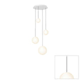 Bola Sphere Option 1 Chandelier by Pablo, Finish: Gunmetal, Number of Lights: 4-Light, | Casa Di Luce Lighting