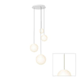 Bola Sphere Option 2 Chandelier by Pablo, Finish: Brass, Number of Lights: 4-Light, | Casa Di Luce Lighting