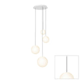 Bola Sphere Option 2 Chandelier by Pablo, Finish: Gunmetal, Number of Lights: 4-Light, | Casa Di Luce Lighting