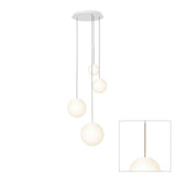 Bola Sphere Option 2 Chandelier by Pablo, Finish: Rose Gold, Number of Lights: 4-Light, | Casa Di Luce Lighting