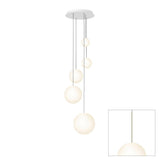 Bola Sphere Option 2 Chandelier by Pablo, Finish: Brass, Number of Lights: 5-Light, | Casa Di Luce Lighting