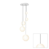 Bola Sphere Option 2 Chandelier by Pablo, Finish: Gunmetal, Number of Lights: 5-Light, | Casa Di Luce Lighting