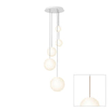Bola Sphere Option 2 Chandelier by Pablo, Finish: Rose Gold, Number of Lights: 5-Light, | Casa Di Luce Lighting